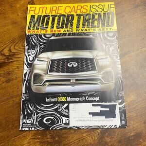 Motor Trend Magazine July 2017 Future Cars Issue Infiniti QX80 Monograph Concept